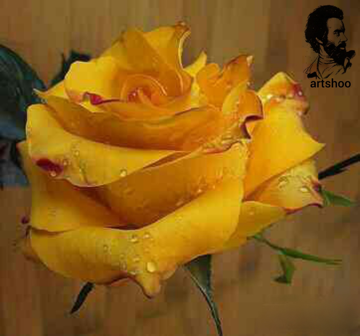 گل اورژینال رنگ روغن